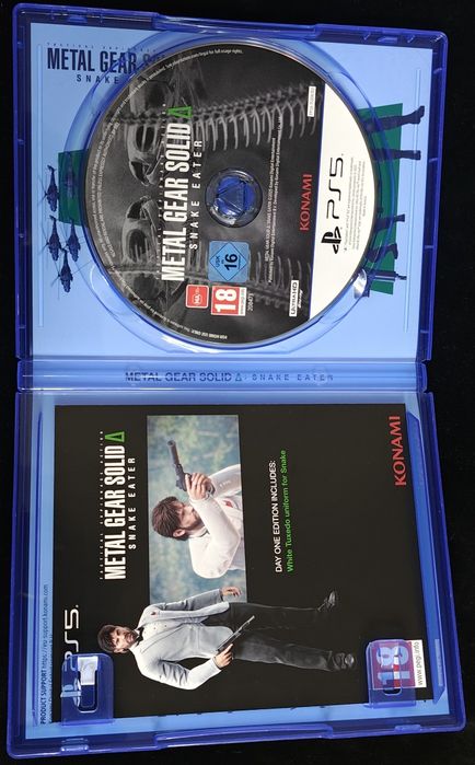 Metal Gear Solid Delta Snake Eater Remake MGS 3 na PS5 +DLC BDB stan