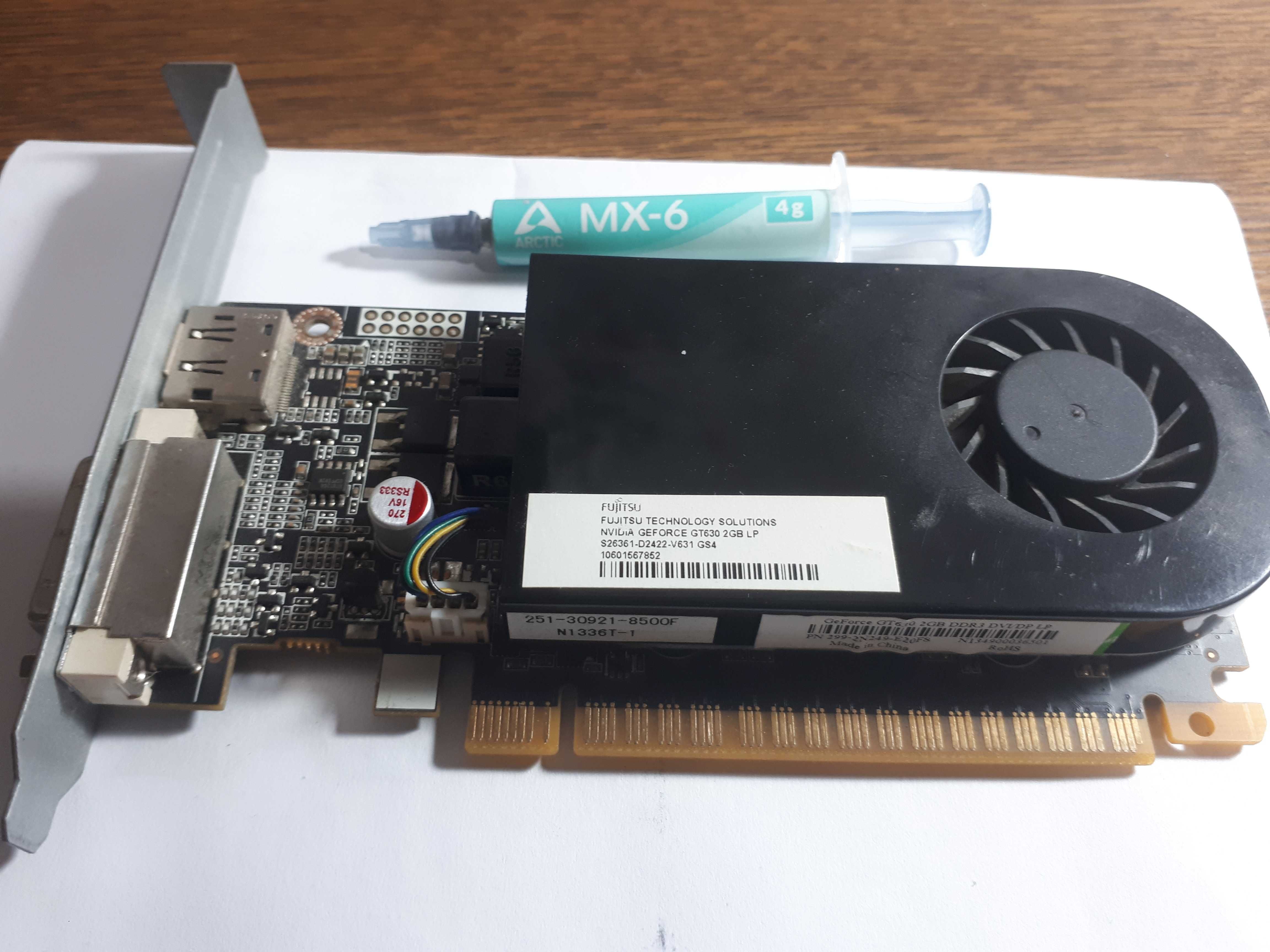 NVidia GeForce GT 630, 2 GB DDR3, Crucial Ballistix DDR4 8GB 3200