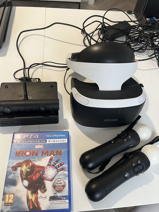 Zestaw Playstation VR do PS4+ kamera2 x kontroler move + gra
