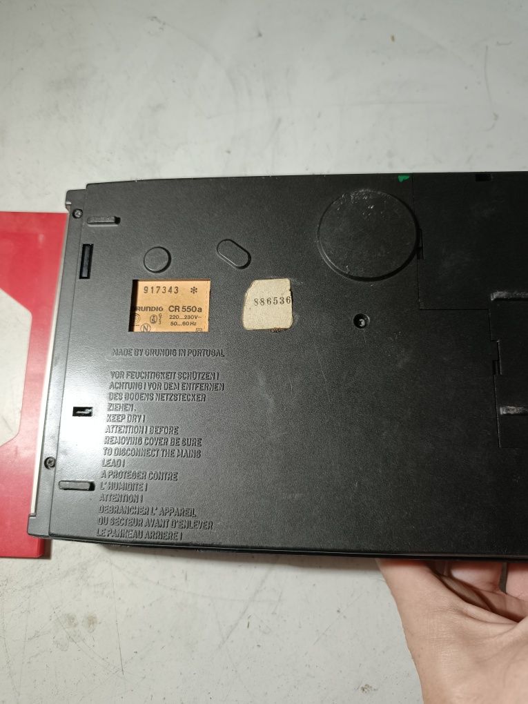 Gravador e leitor de cassetes Grundig