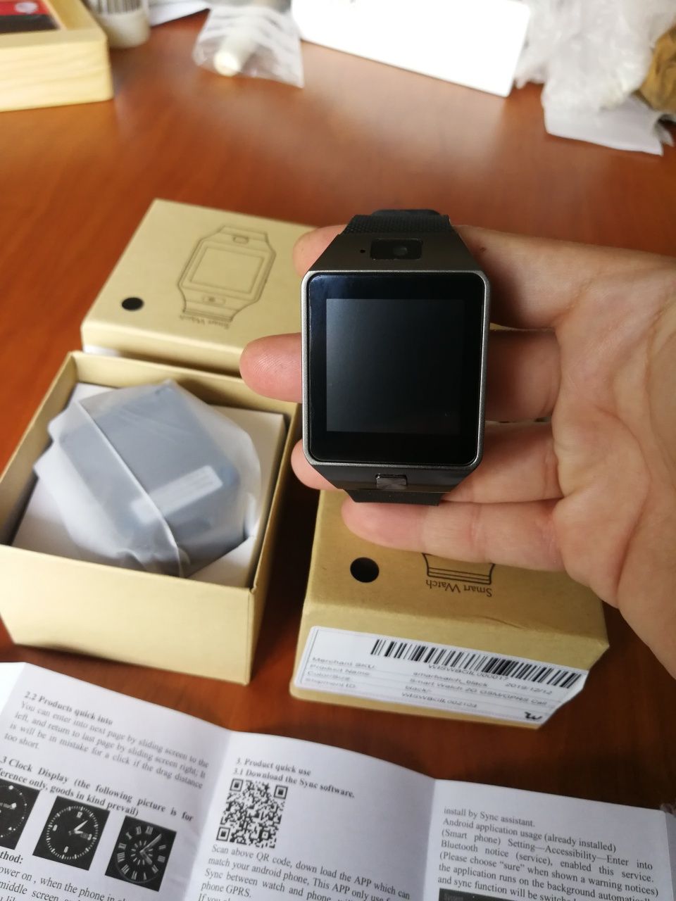 Smart Watch, cartão SIM, faz SMS e chamadas