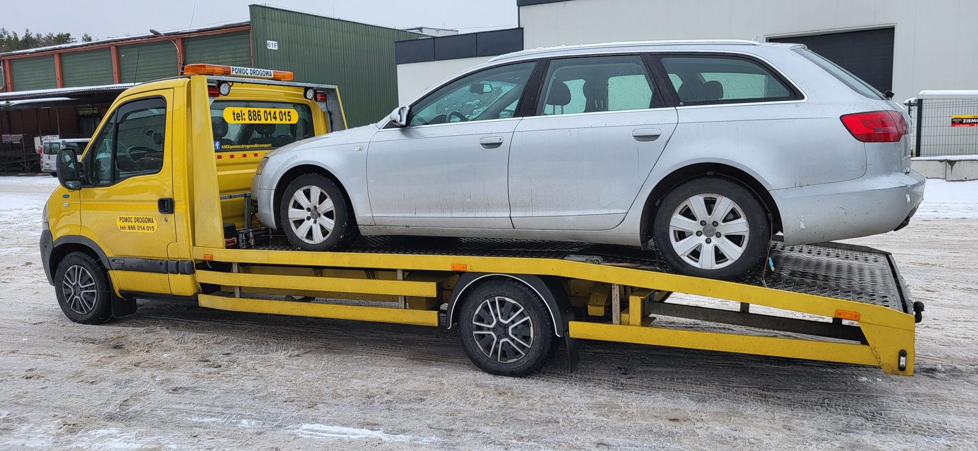 Pomoc Drogowa Holowanie Transport Autolaweta Laweta Katowice Śląsk