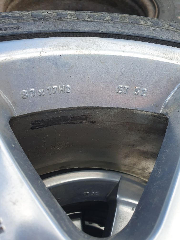 Komplet felg BBS AVANTGARDE Audi VW Seat
8Jx17H2 Et32 5x100