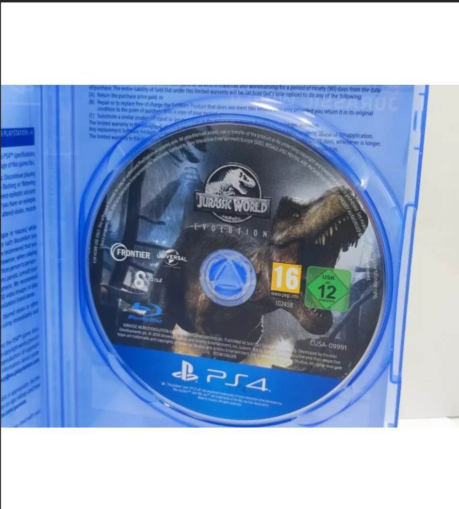 Gra jurassic world evolution ps4