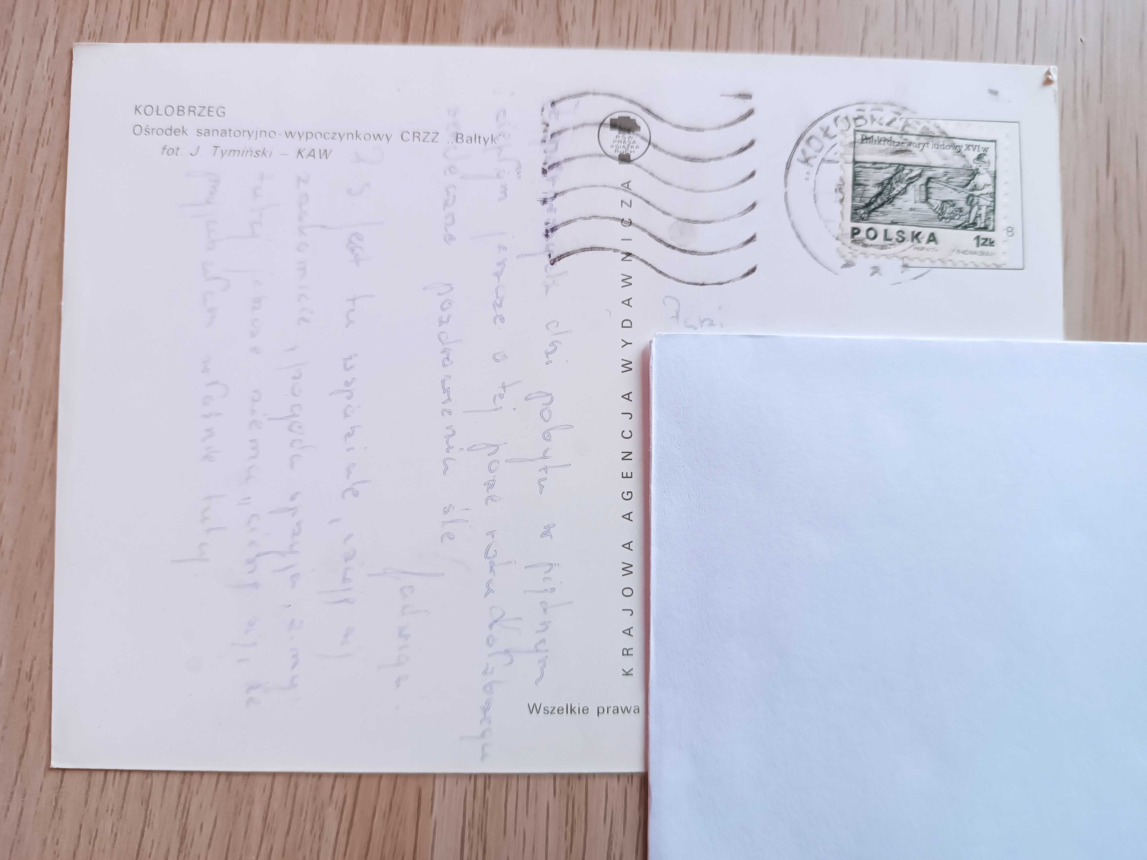 Stara pocztówka widokówka PRL KOSZALIN ośrodek "Bałtyk"