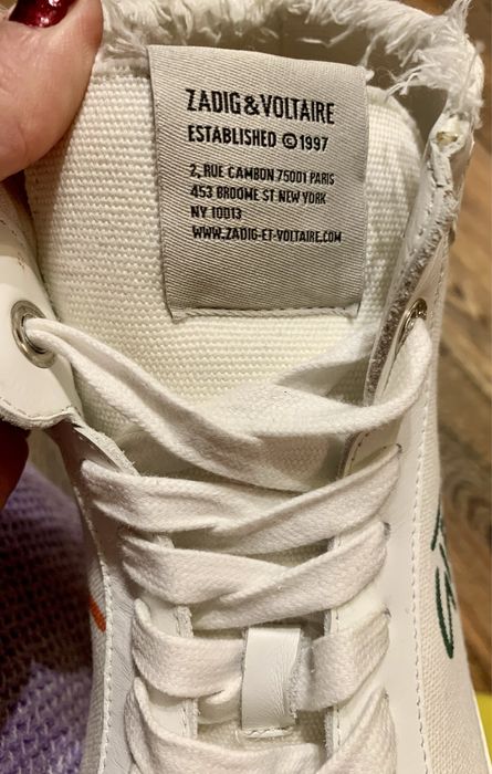 Снікерси, Кеди нові Zadig&Voltaire