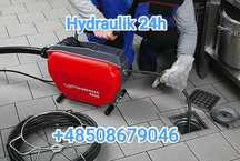 Hydraulik-Udrażnianie rur Kanalizacji- 24h Montaż wodno-kanalizacji