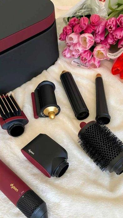 Стайлер Dyson Airwrap HS08 Airwrap ID у кольорі Red Velvet Gold