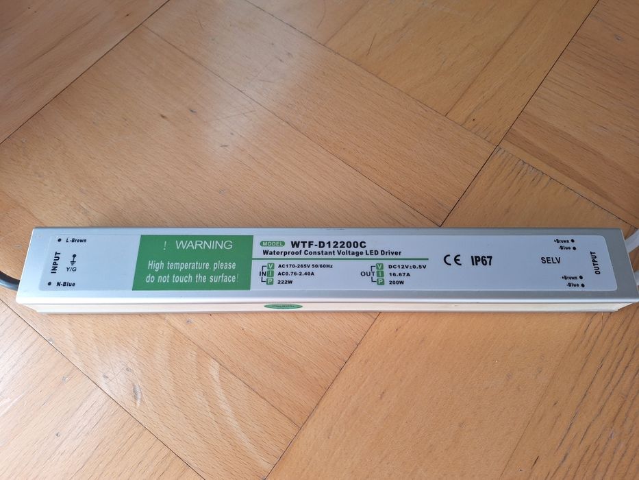 Zasilacze Led 12V różne rodzaje