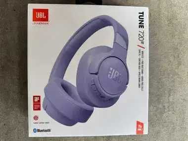 JBL Nauszne słuchawki bezprzewodowe Bluetooth Tune 720BT - FIOLETOWE