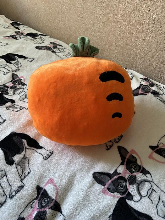 Іграшка-муфта з пледом «Морква»