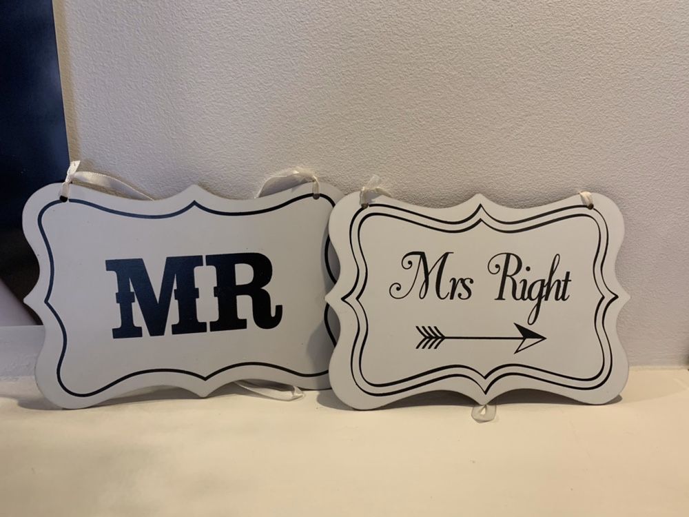 Zawieszki Mr i Mrs Right