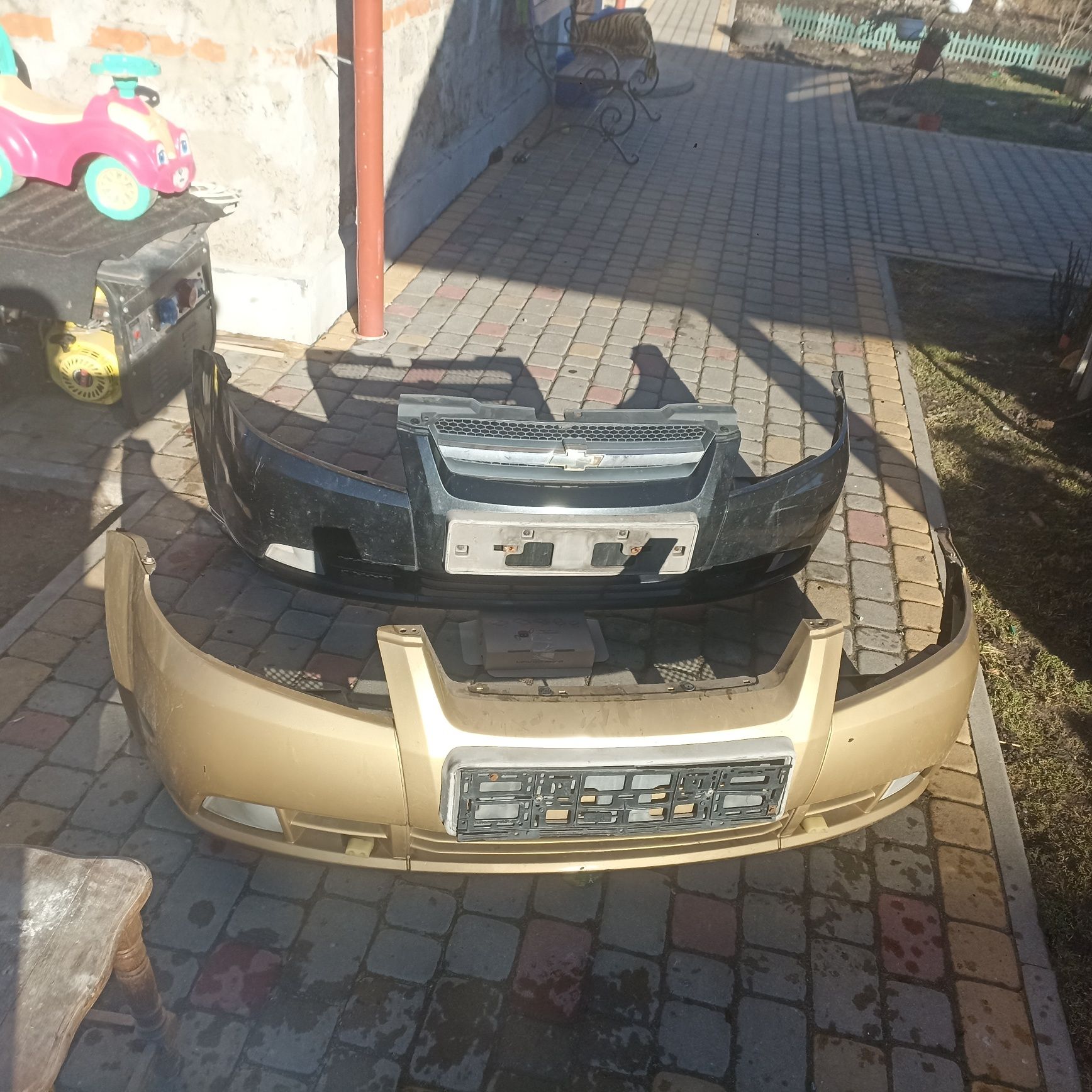 передній бампер Шевроле авео т200 2
