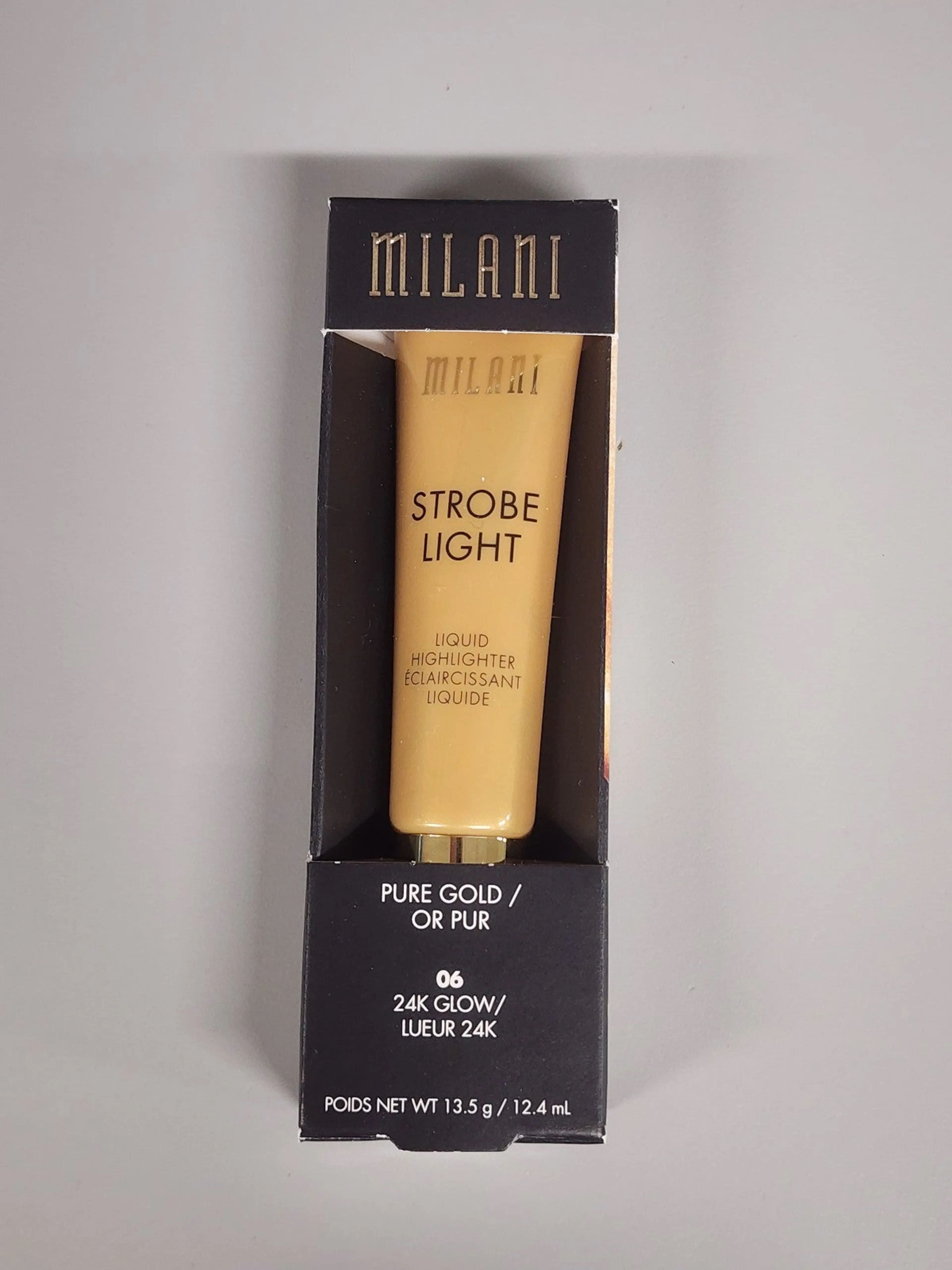 Milani płynny rozświetlacz Strobelight Liquid Highlighter 24k Gold