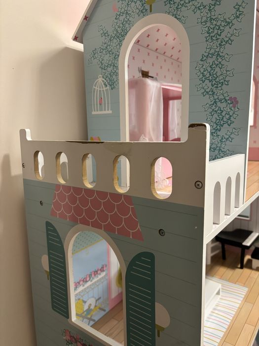 Domek dla lalek xxl duzy drewniany mamabrum