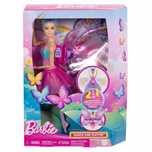 Barbie. HXJ10 Motylkowa baletnica 2w1. Lalka z magiczną przemianą