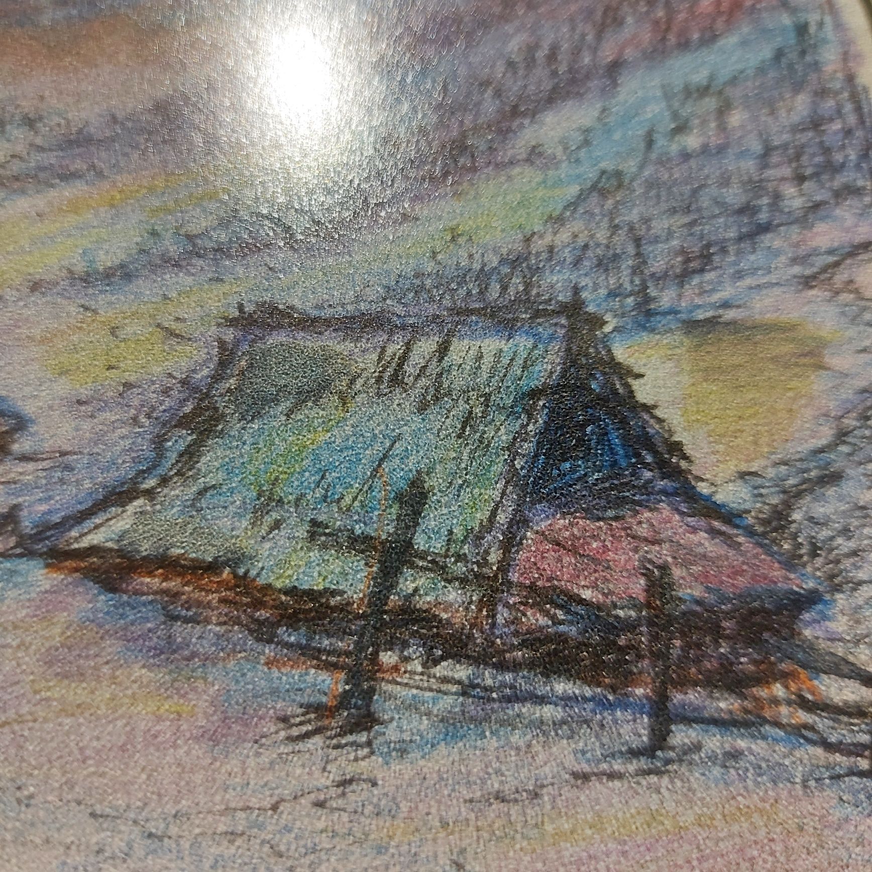 Картина,  акварель.