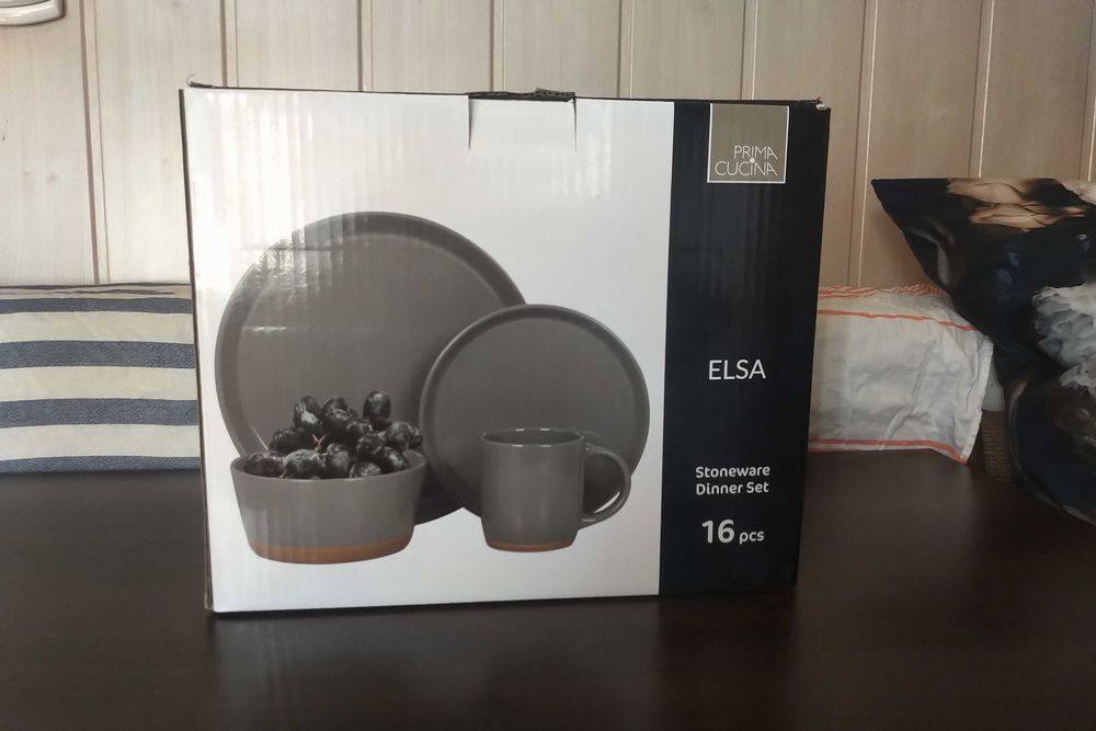 Komplet obiadowy ELSA Agata Meble Szary
