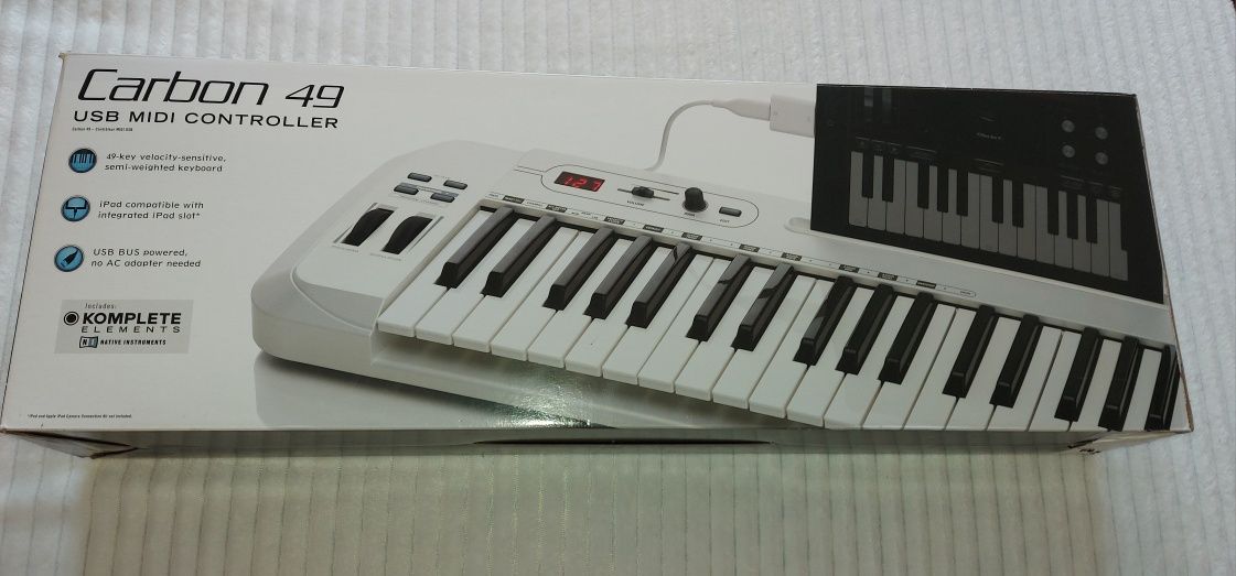 Teclado Carbon 49 USB Midi Controller