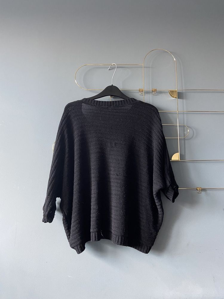 Czarny sweter nietoperz New Look
