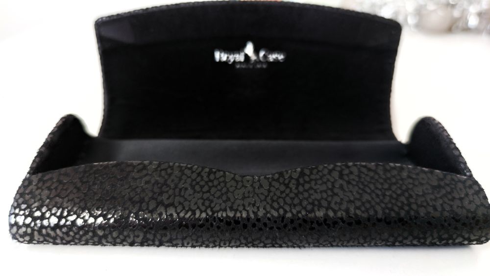 Чехол для очков, премиальный, кожа, металл, Royal Case