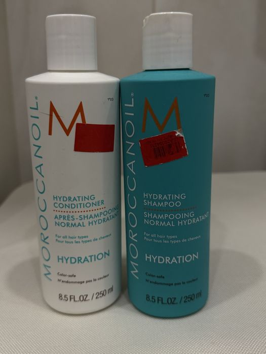 Moroccanoil Hydrating шампунь і кондиціонер, оригінал, 1 раз у викорис