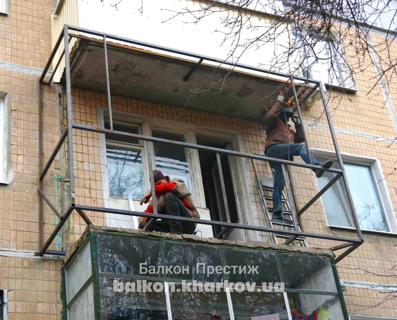 Ремонт балкона. СВАРКА. РАСШИРЕНИЕ. Остекление