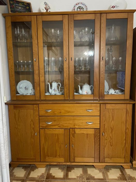 Moveis pinho para sala, usados em bom estado