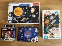 Zestaw KOSMOS gra loteryjka i puzzle