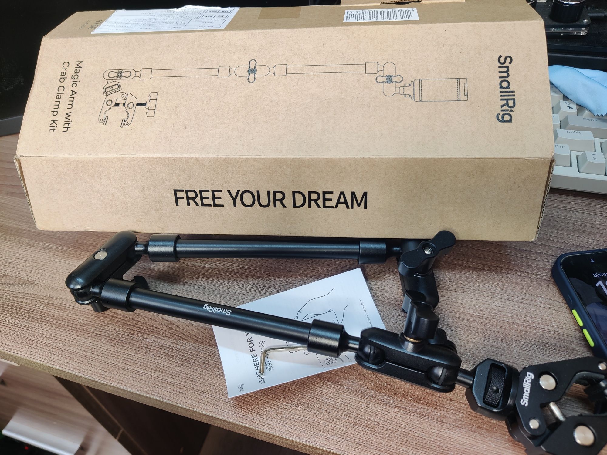 Smallrig та Minifocus magic arm. Магічна рука для відео