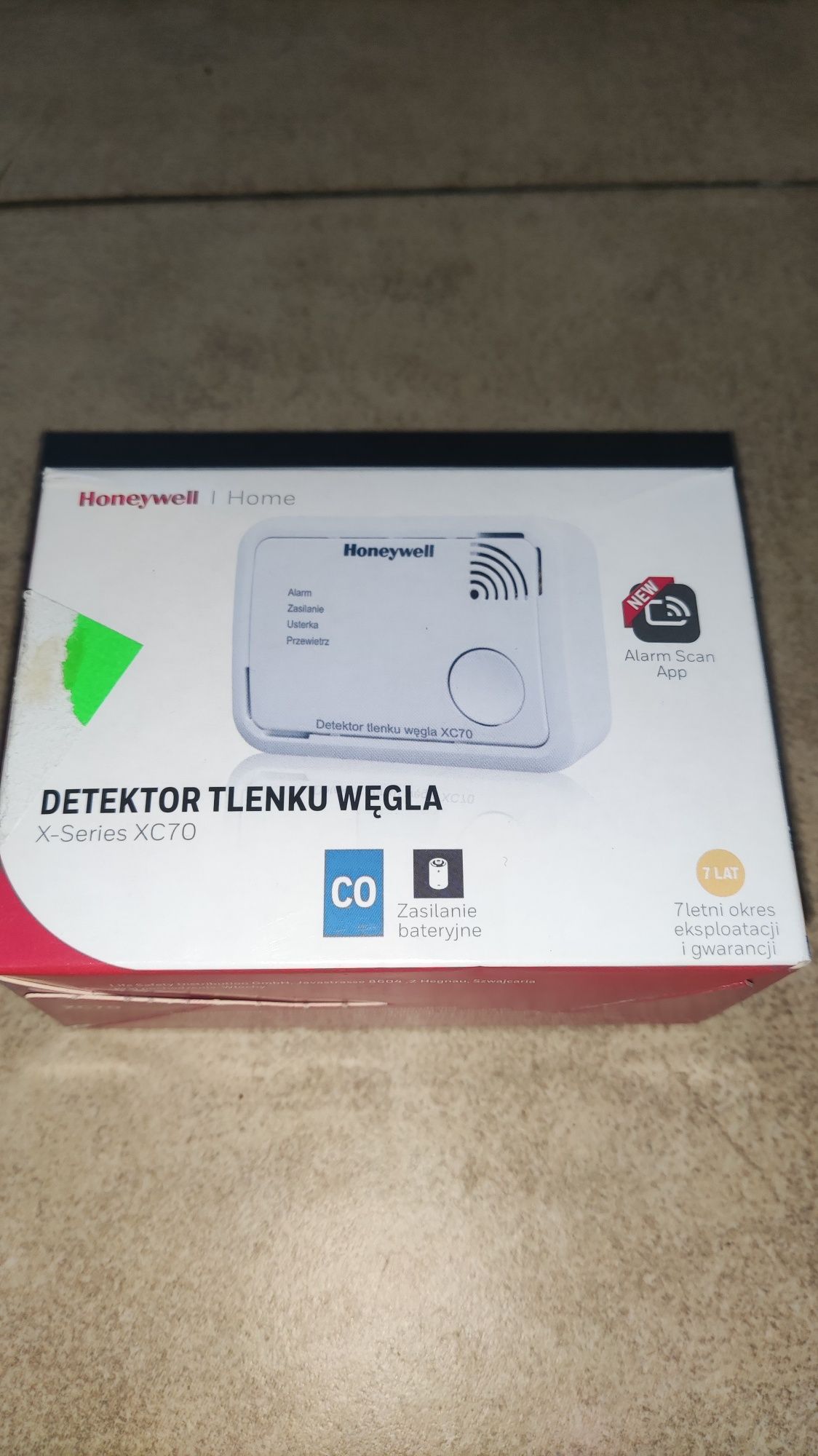 Honeywell XC70 detektor tlenku węgla , CZADU