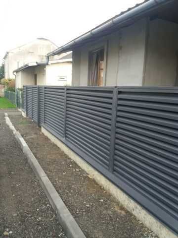 Паркан металевий. Паркан жалюзі. Паркан ранчо.