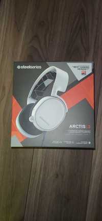 Słuchawki SteelSeries Arctis 3 Białe