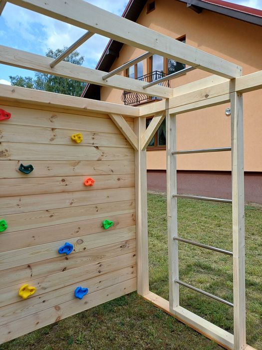 Drewniany duży Plac zabaw Małpi Gaj „JAŚ”-wspinaczki DOSTAWA CAŁY KRAJ