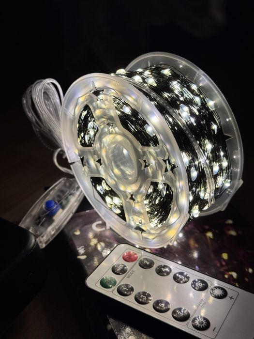 Гірлянда роса 100 м від Usb з пультом