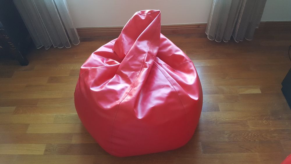 Puff vermelho individual