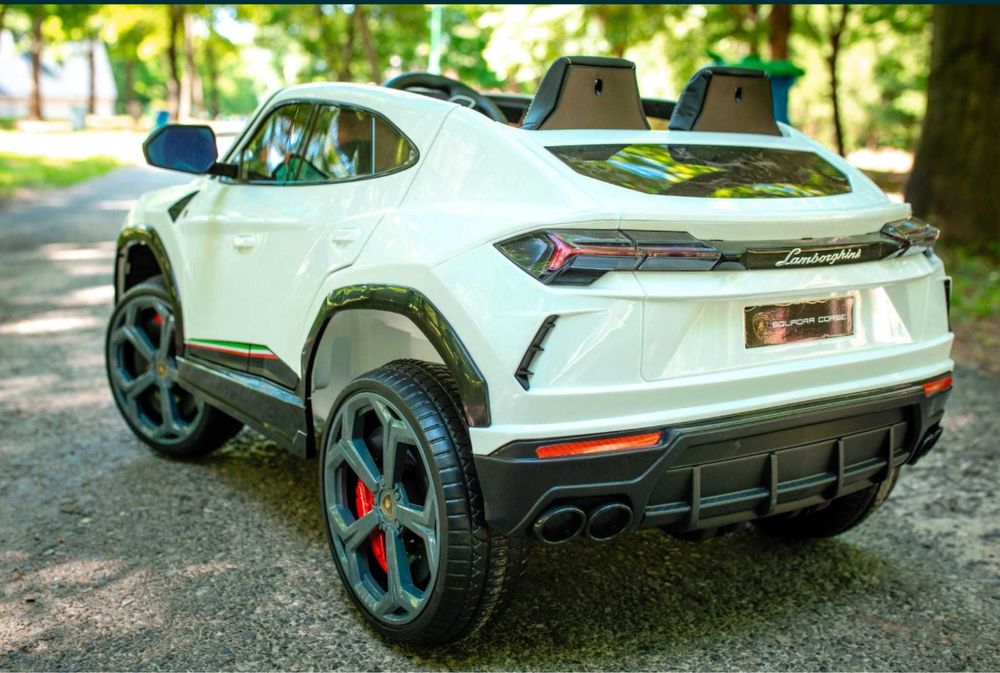 LAMBORGHINI URUS na akumulator dla dzieci 4x4 skóra miękkie koła LEDy
