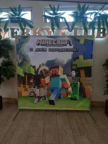 Банер Майнкрафт Minecraft Аренда Продаж