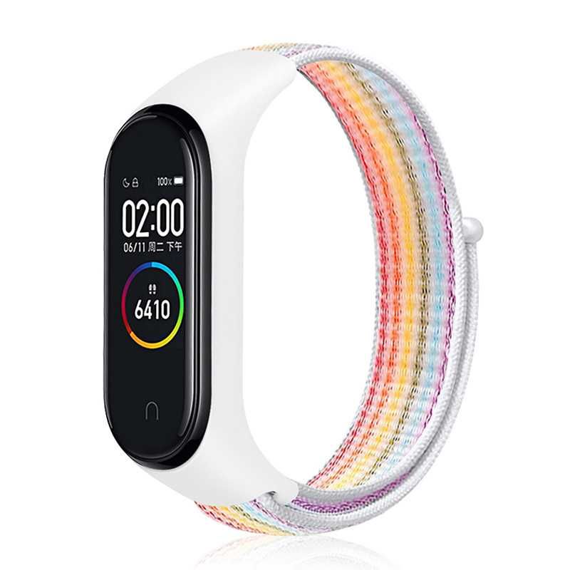 Opaska Pasek Nylon do Xiaomi band 4/5/6 Materiałowa Wiele Kolorów