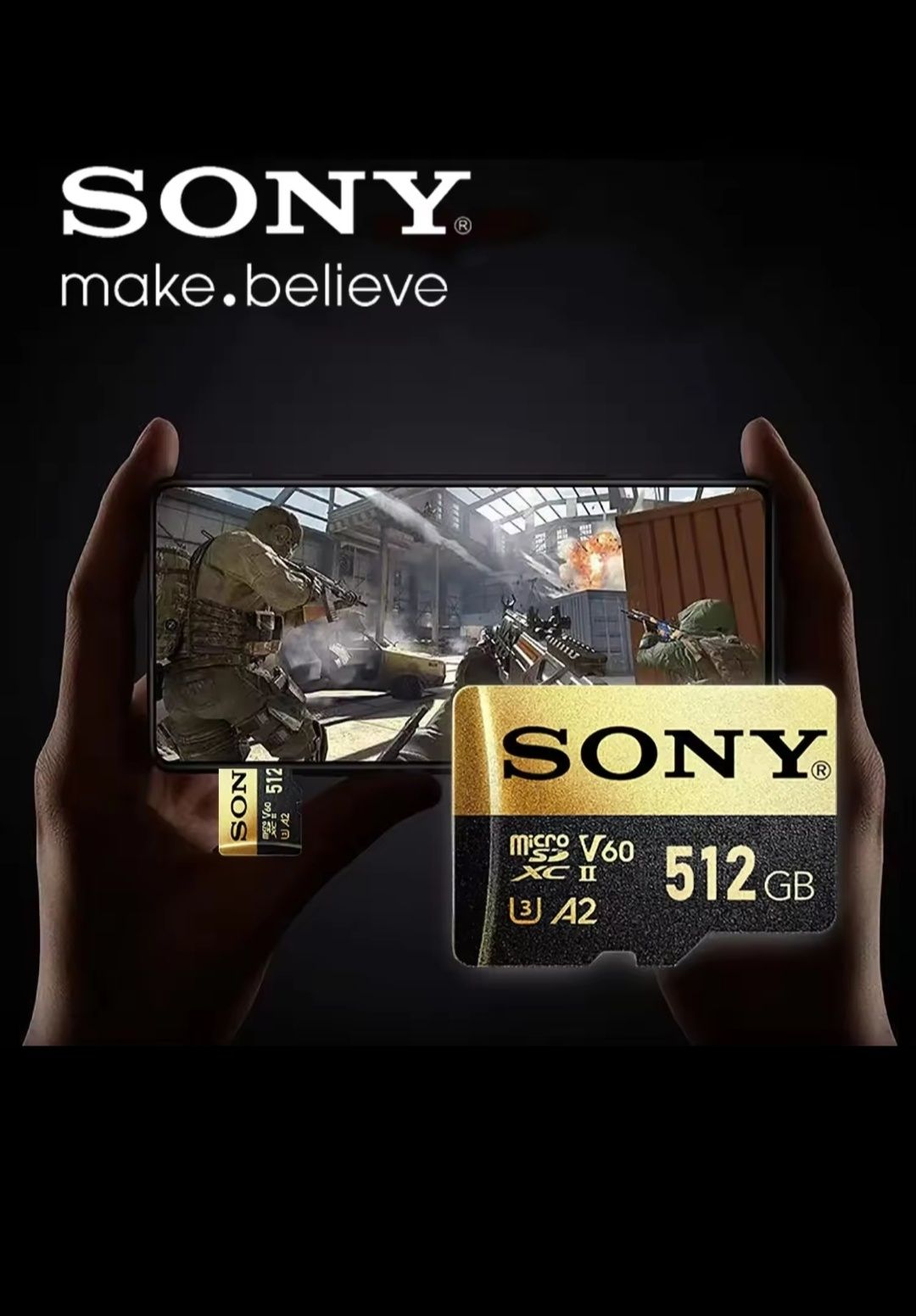Карта памяти micro SD 512 GB, 1000 GB, 1 TB Sony