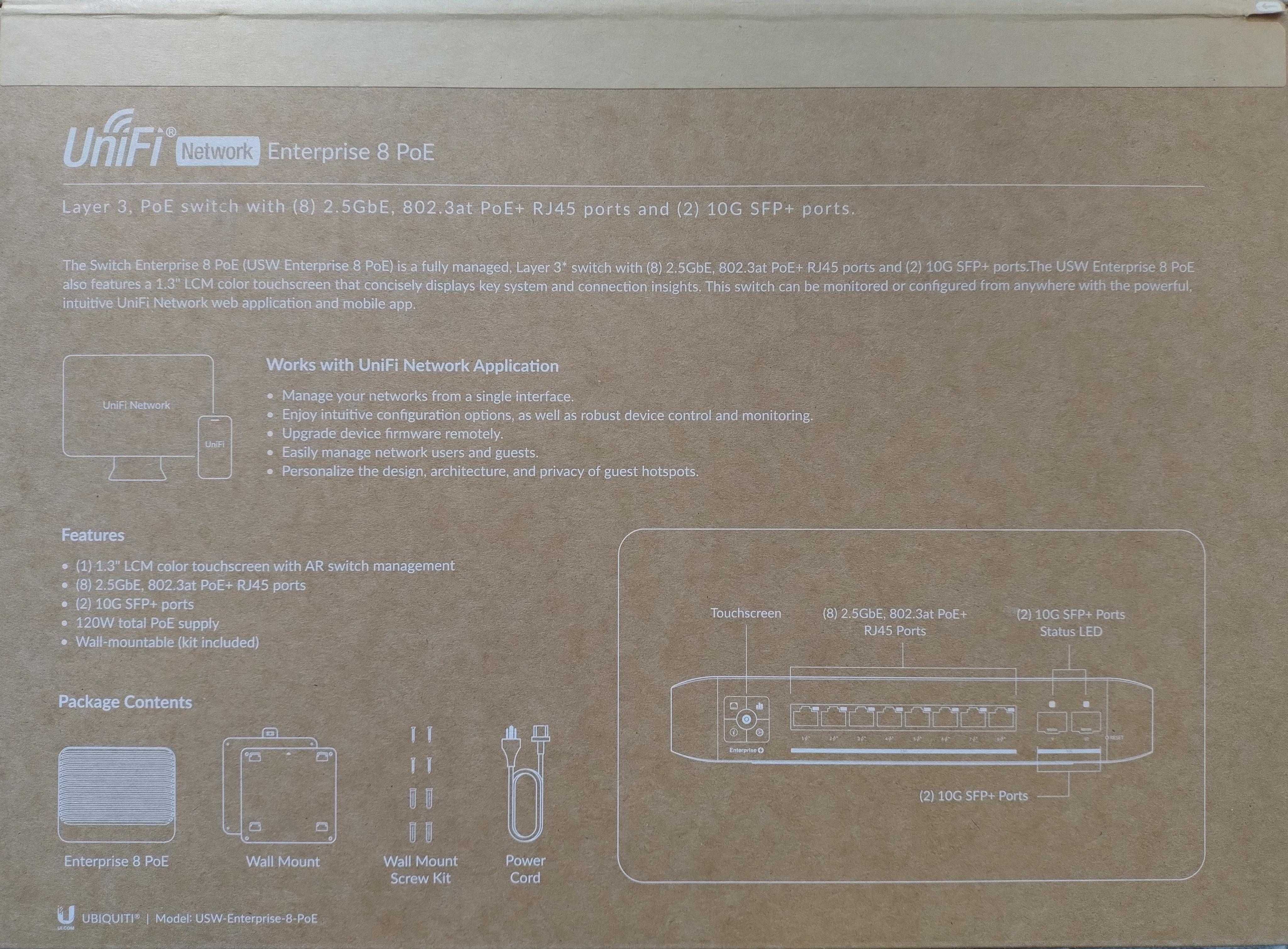 Switch UniFi USW-Enterprise-8-PoE