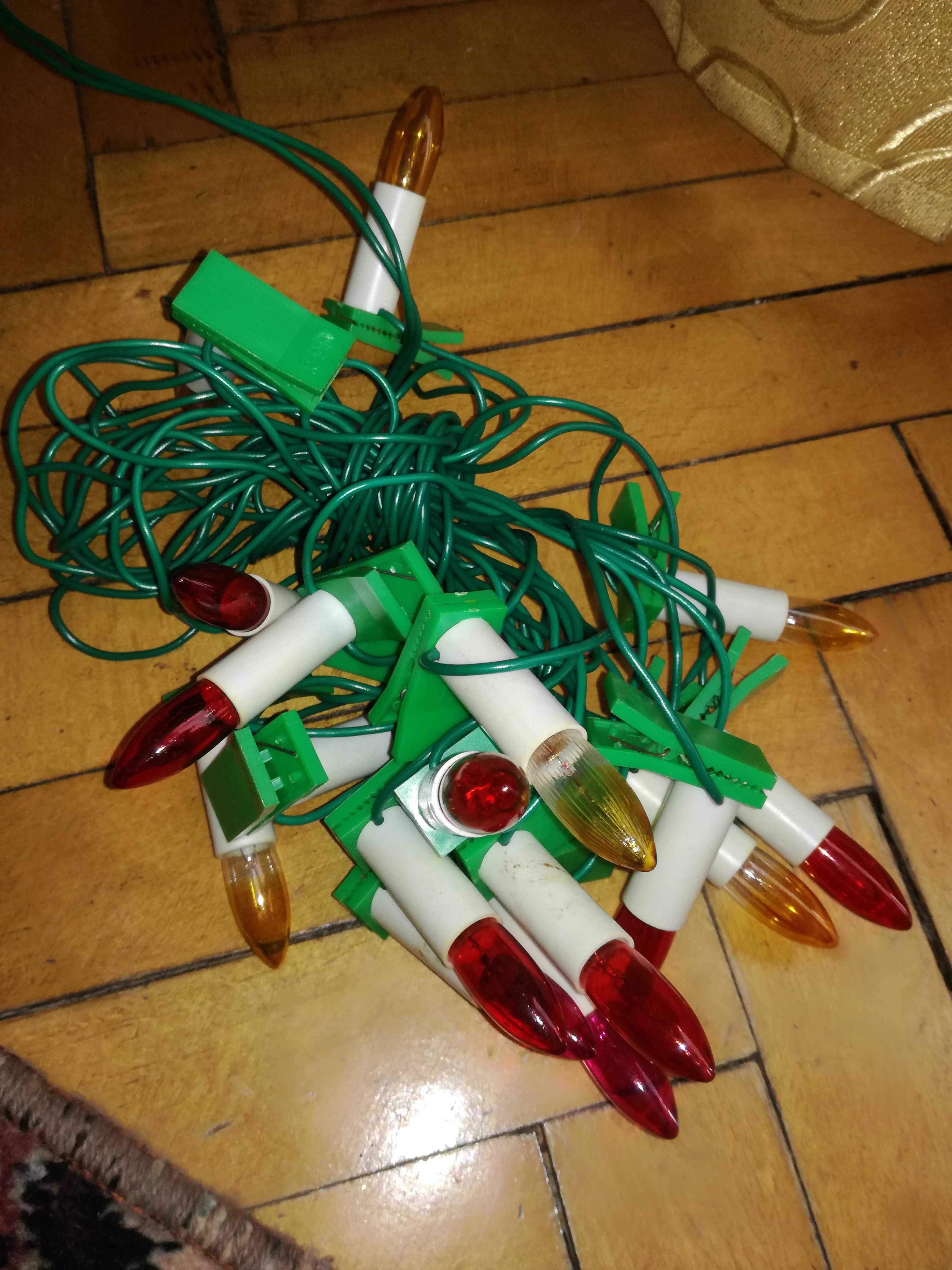 Lampki choinkowe PRL
