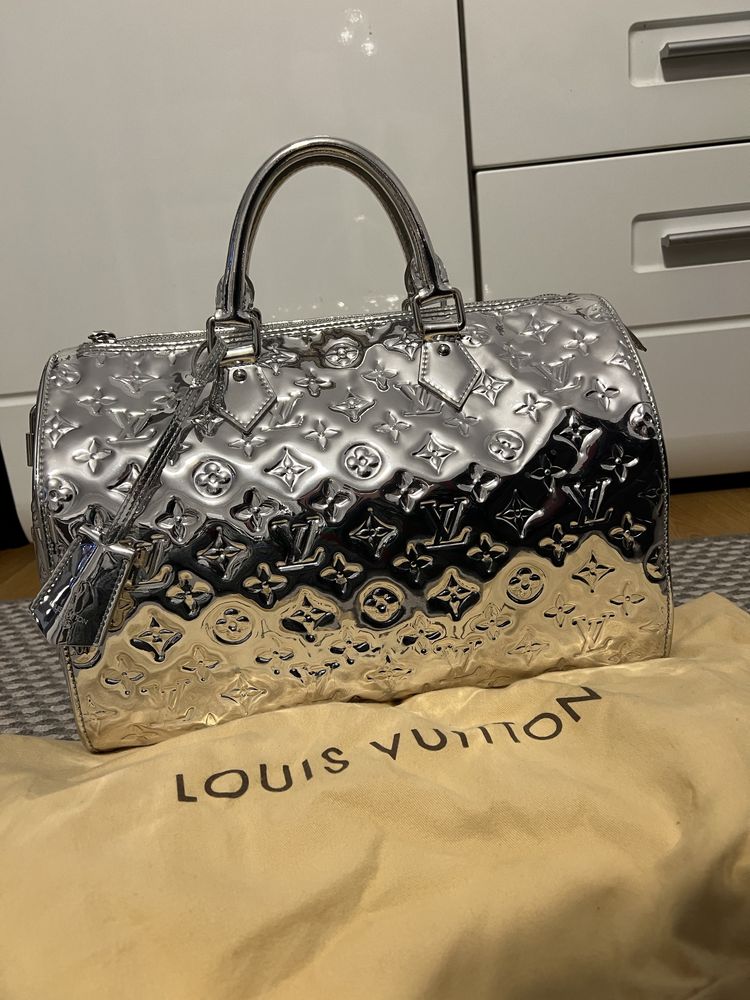 Unikatowa Speedy 30 lv louis Vuitton miroir certyfikat