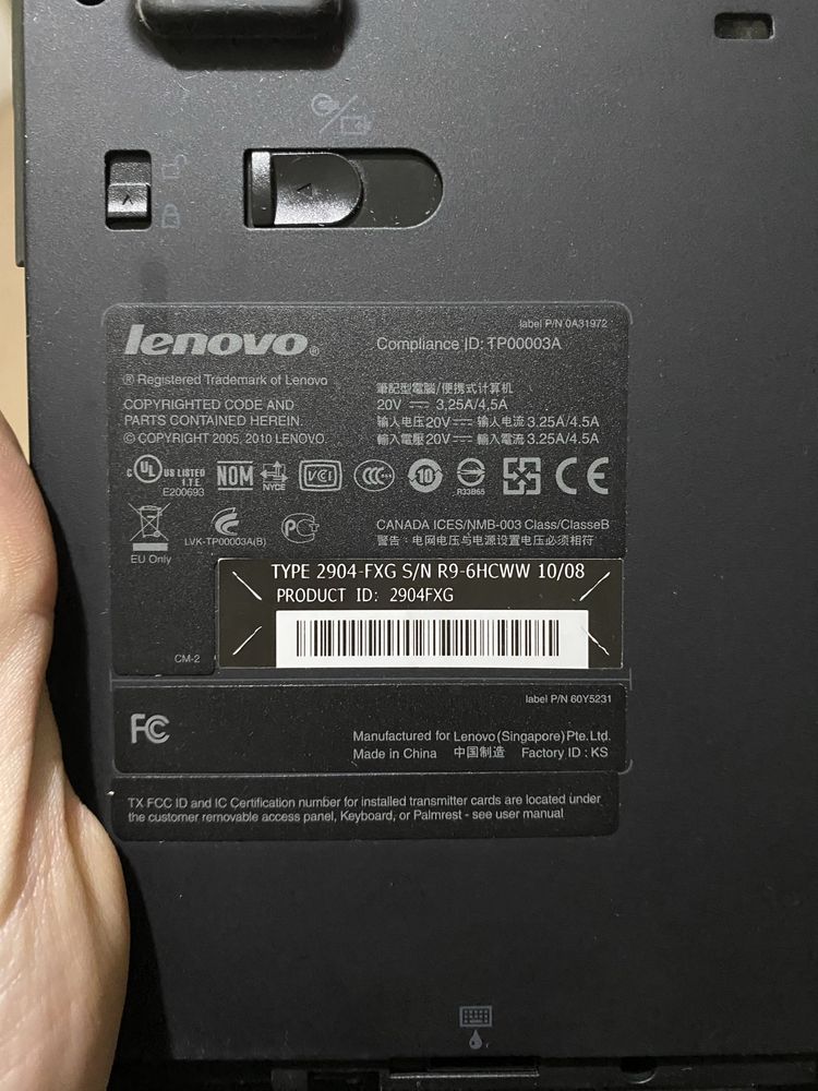 ноутбук ThinkPad T410S 14"/ на відновлення! N975
