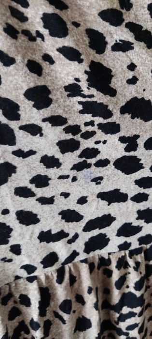 Długa sukienka w panterkę ASOS rozmiar S