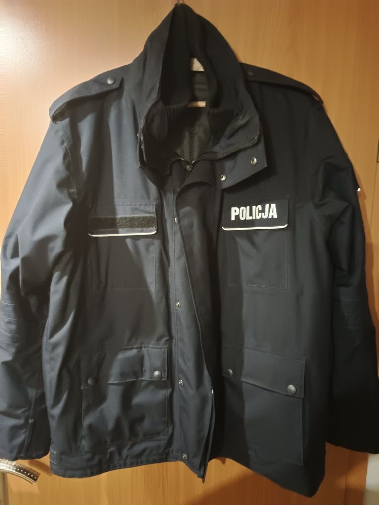 Kurtka zimowa policja z podpinką