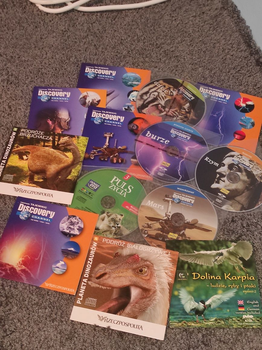 Płyty CD edukacyjne Discovery channel wszechświat