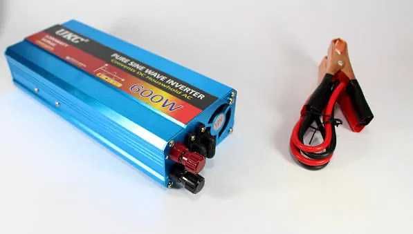 Перетворювач напруги з 12V на 220 V ЧИСТА СИНУСОІДА 600W