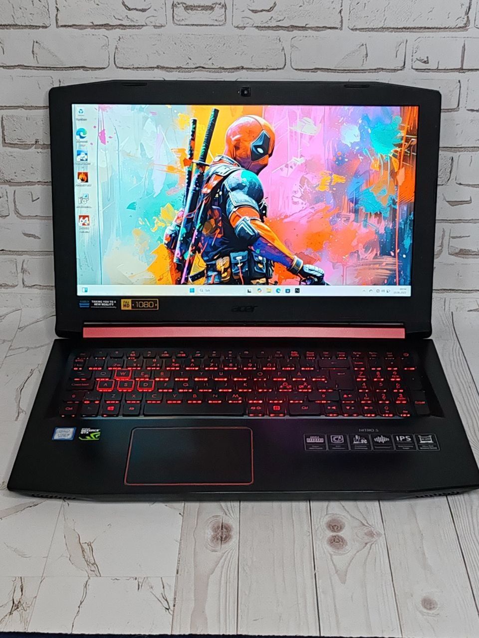 Acer Nitro 5 / GTX 1050ti / 15.6" / i5 / 8gb / SSD 256