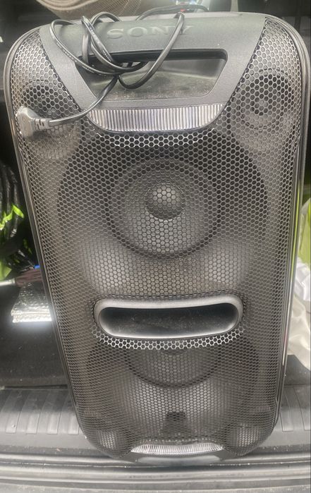 Coluna de som da marca sony